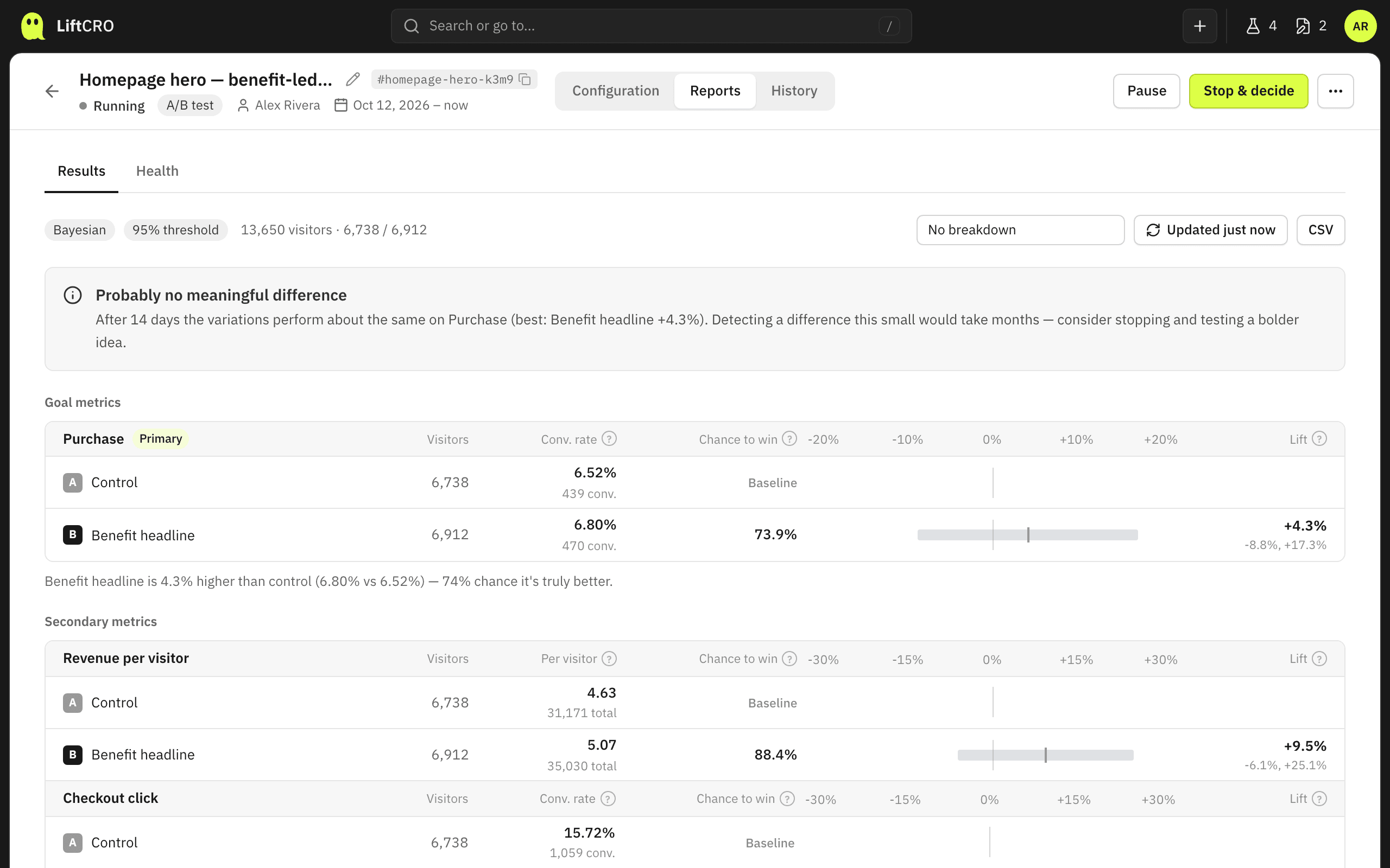 Results you can defend in a review